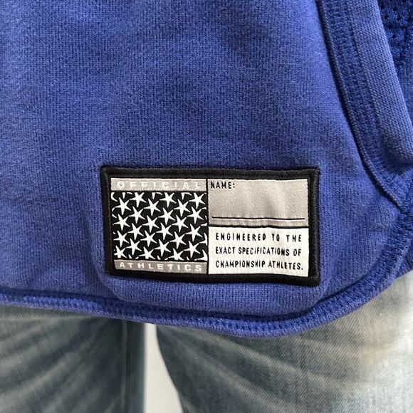 Nike Air Pivot V3 Sweatshirt Men's Size S Small Basketball Blue Black Side Zip - Picture 7 of 9